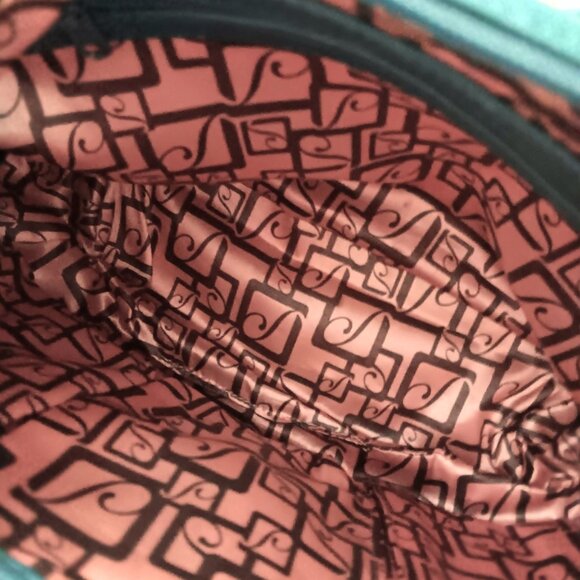 LIKE NEW 💥 STONE MOUNTAIN TEAL BLUE HOBO SHOULDER BAG 💥 BEAUTIFUL! - Picture 15 of 15